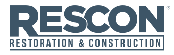 rescon restoration & construction logo
