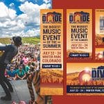divide music festival marketing materials