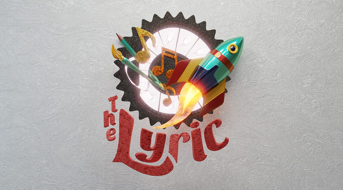 the lyric logo design
