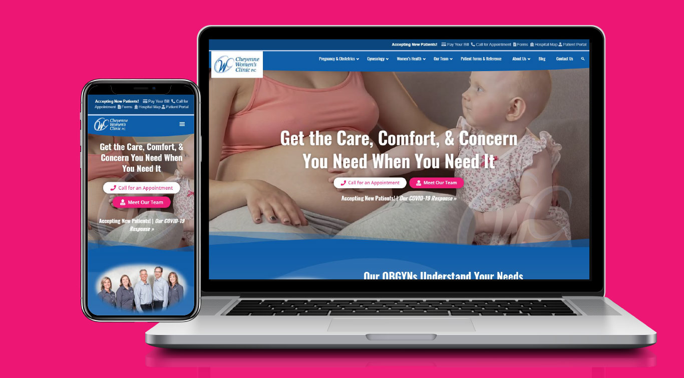 cheyenne women's clinic web design