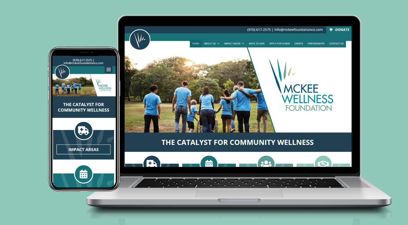 mckee wellness foundation website design