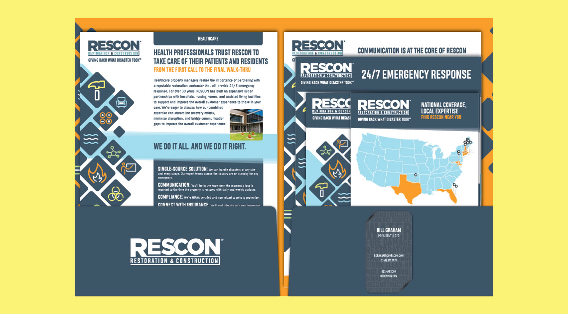 Graphic design example - RESCON