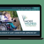 mckee wellness foundation web mockup