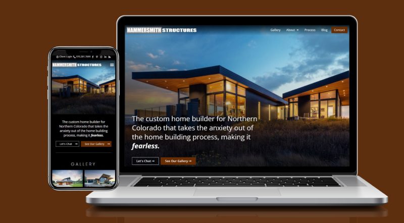 hammersmith structures home page design