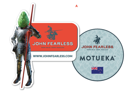 john fearless stickers design